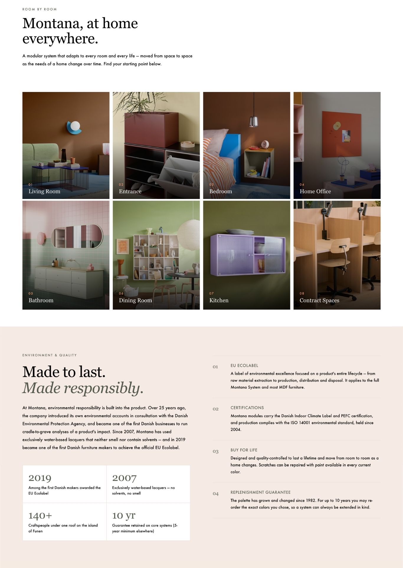 Montana brand landing page detail