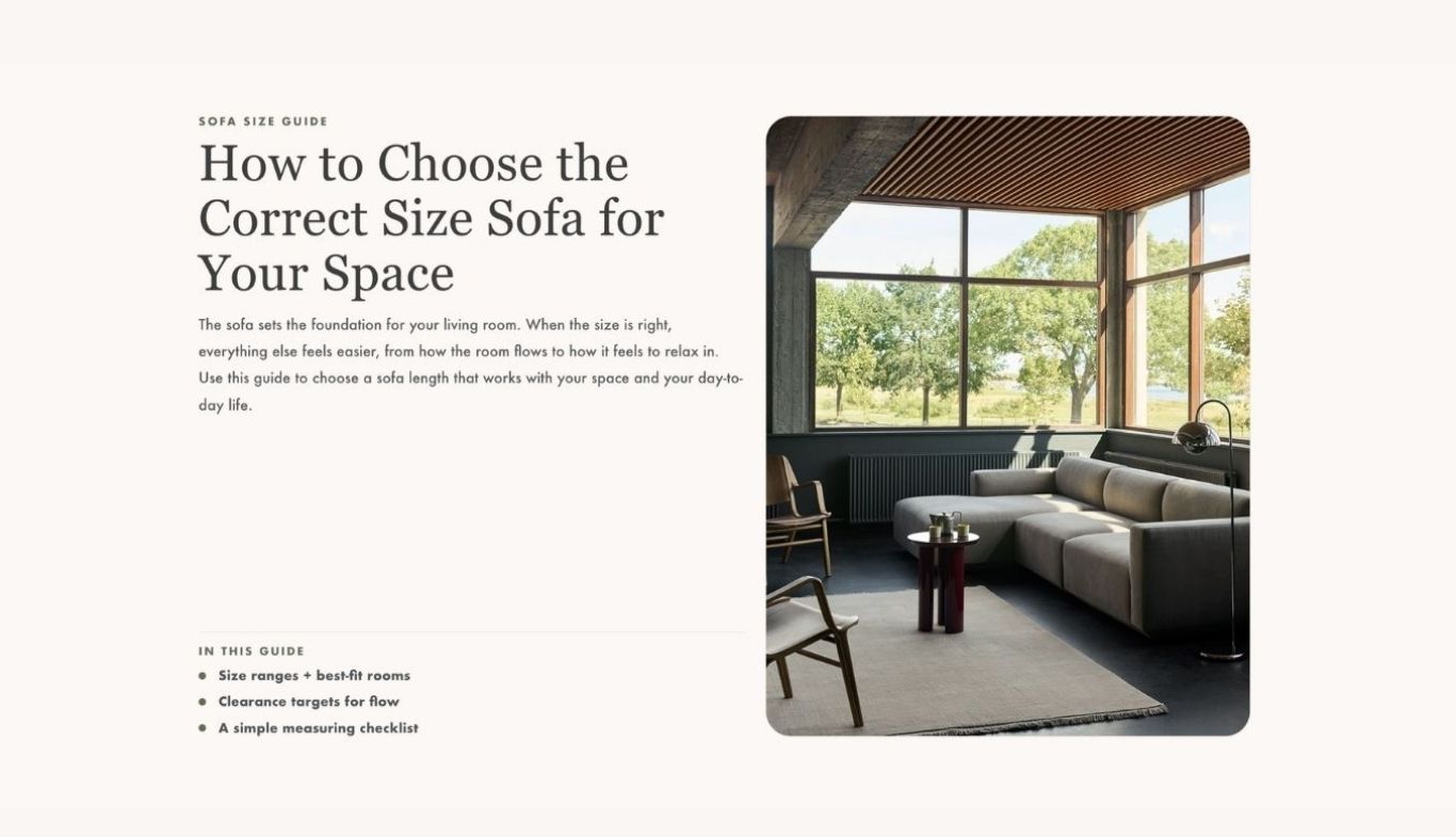 Sofa Size Guide
